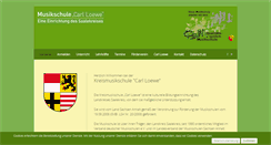 Desktop Screenshot of musikschule-carl-loewe.de
