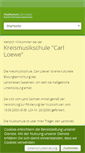 Mobile Screenshot of musikschule-carl-loewe.de