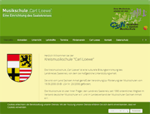 Tablet Screenshot of musikschule-carl-loewe.de